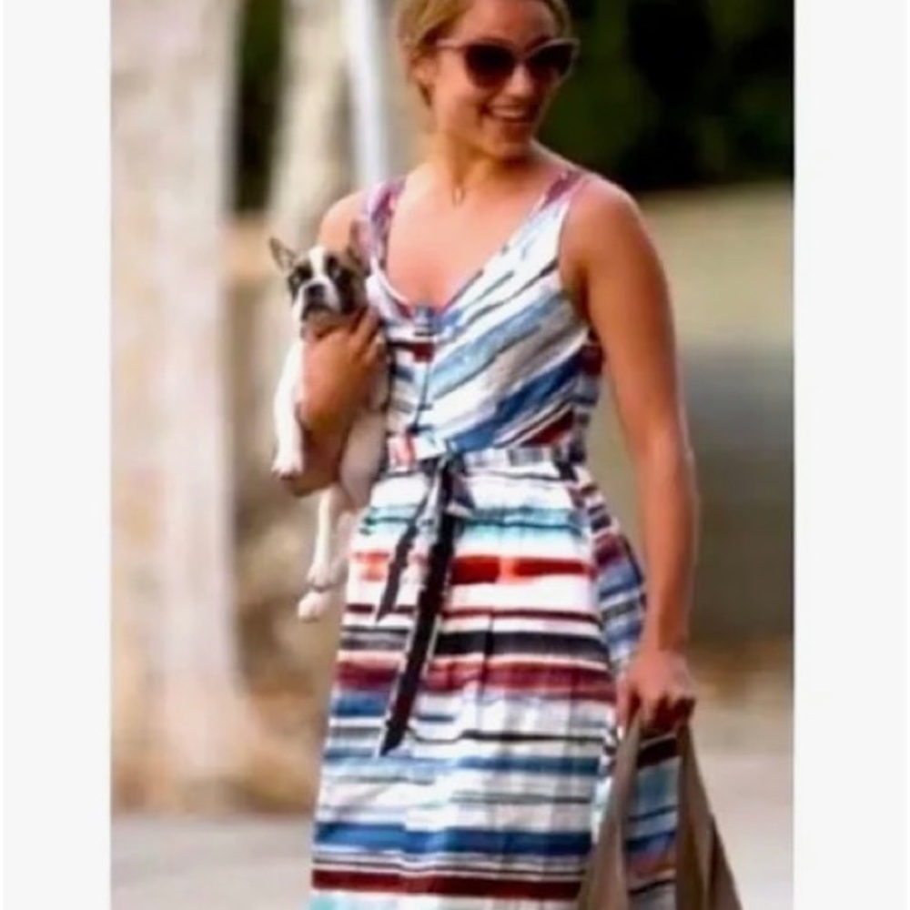 Anthropologie Moulinette Soeurs Afterlight Midi Dress Size 8